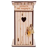 Копилка туалет 1 кабинка "Деньги не пахнут" белая во Гае